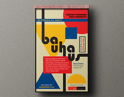Bauhaus Poster: Design Thinkers 2022