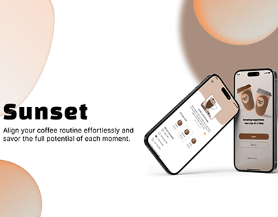 Sunset - Coffee Shop Ordering Mobile App