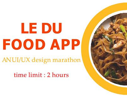 LE DU ( seasons) A quick food app ui/ux