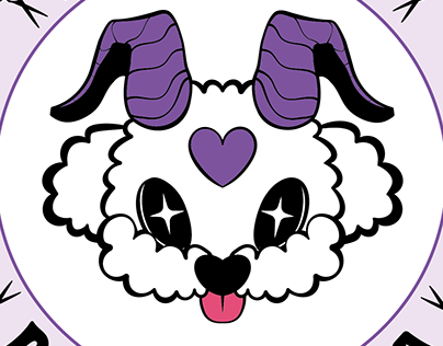 Logo design for La cabra Perruquera