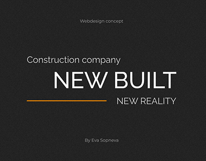 Landing Page | New Built construction company