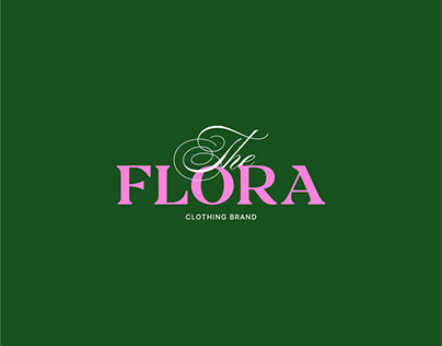 THE FLORA clothing brand logo