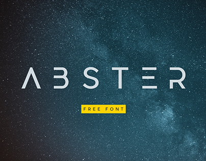Abster Free Typeface
