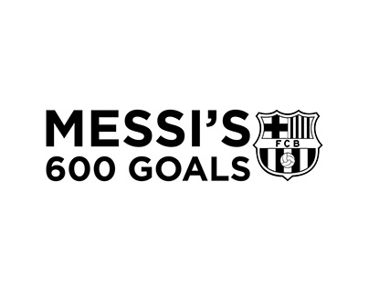 All the shirts in which Messi scored 600 goals for FCB