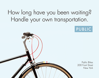 PUBLIC Bikes Ad Campaign