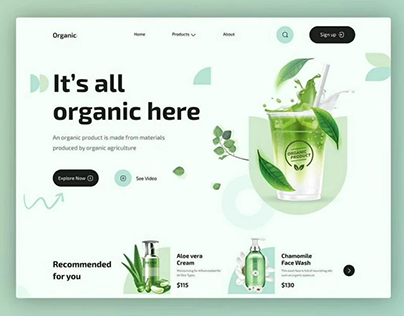 Organic Refreshment Design