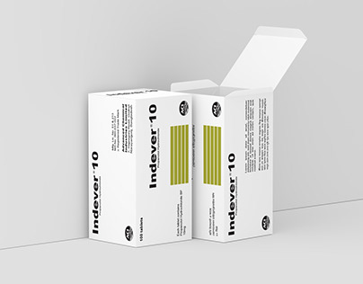 Square Medicine Box Packaging Design