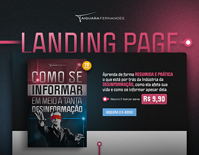 Landing Page Design | E-Book CSI Taiguara Fernandes