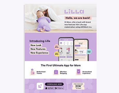 Lilla App Email Launch