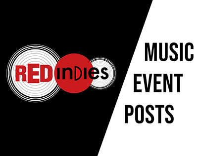 Red Indies Music Event Posts (Red FM)