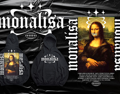 monalisa streetwear t-shirt design