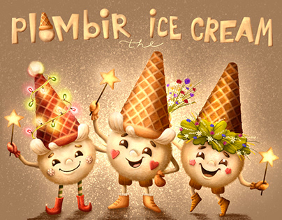 BRAND CHARACTER for local ice cream company