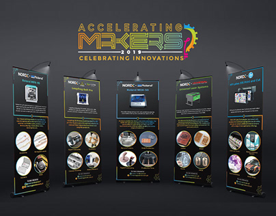 Accelerating Makers 2019 Banner Designs
