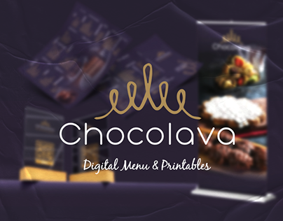 Chocolava - Menu & printables