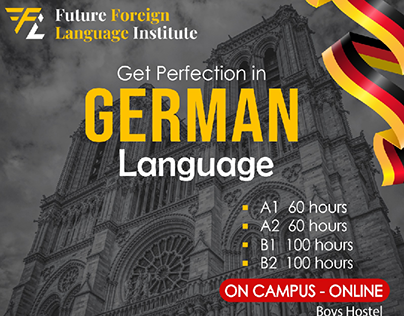 Poster Of german language