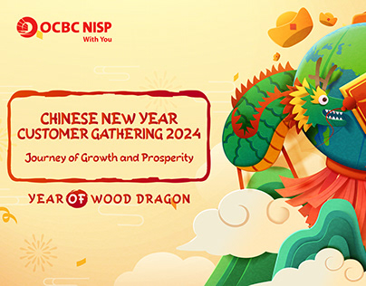 Key Visual for OCBC Chinese New Year Event 2024