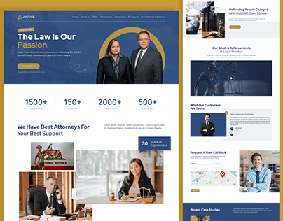 ⚖️Attorney and Law Website Design👨‍⚖️