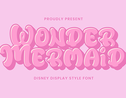 Wonder Mermaid - Display Font