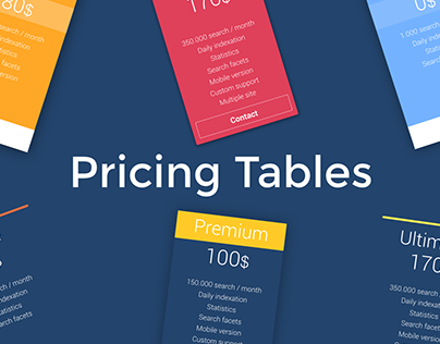 Modern Pricing Tables