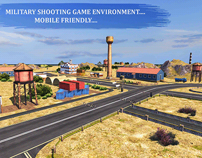 TPS Military Shooting Game Environment Design