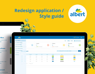 ALBERT - redesign aplikace a Style guide