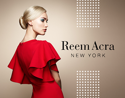 Reem Acra New York. Fashion Website Design.