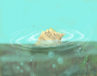 "Under water" Digital Illustration