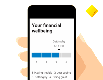 Experience design for CommBank Financial Wellbeing