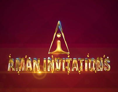 Aman Invitations Logo Animation