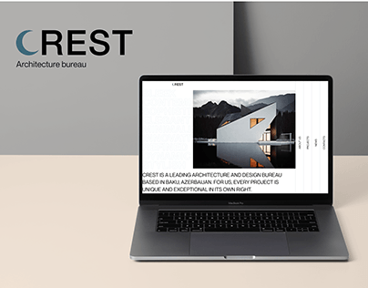 Crest Architecture Bureau Web Design Concept