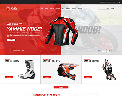 Yammie Noob Website Design