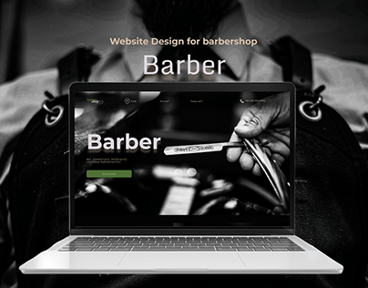 Website Design for barbershop