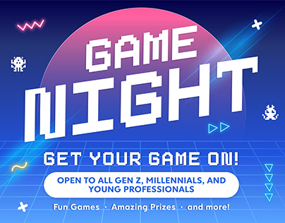 Game Night | Online Event | Branding