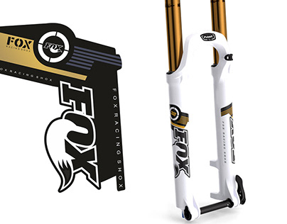"FOX RACING" stickers for forks