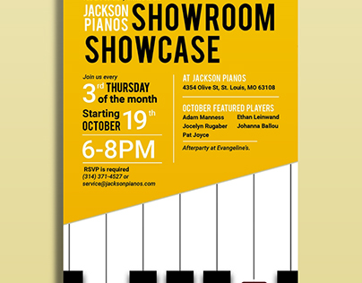 Jackson Pianos Poster