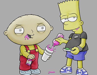 Stewie X Bart