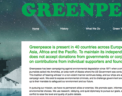 Non-Governmental Organization Website, 2014