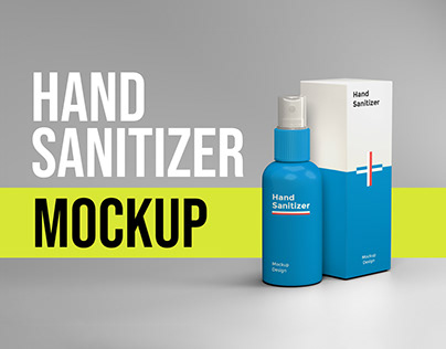 Hand Sanitizer Mockup