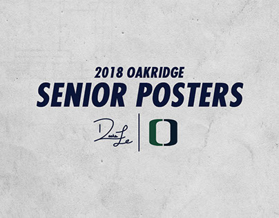 2018 Oakridge Senior Soccer Posters