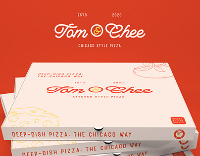Tom & Chee - Pizza Branding