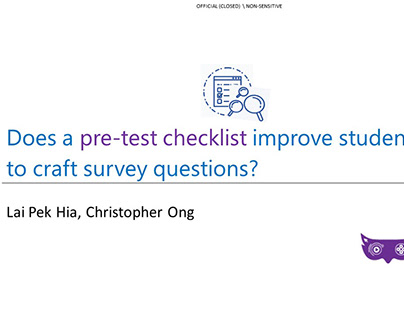 User Research: Research Project about Survey Pre-tests