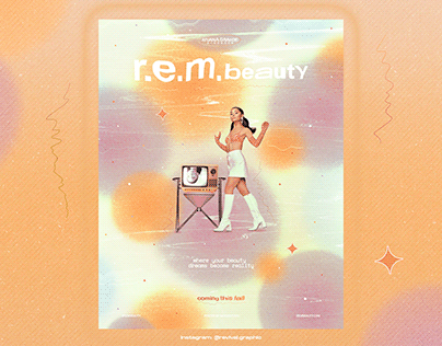 R.E.M Beauty • Advertising Poster