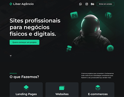 Landing Page | Liber Agência