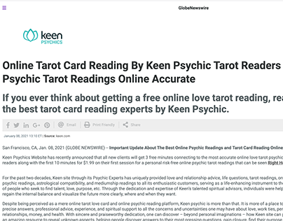 Online Tarot Card Readings By Keen.com