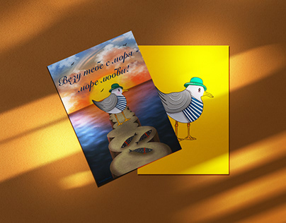 Seagulls / postcards