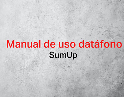 Manual de uso - datáfono SumUp