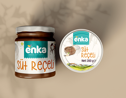 Enka Natural Milk Products Packaging Design