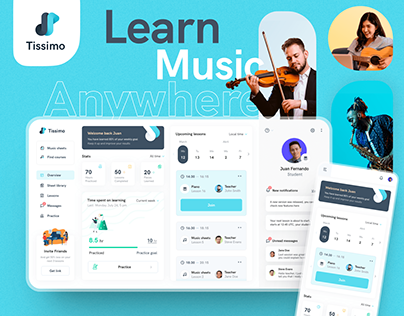 Tissimo ♪ Music Learning Web Application ♪