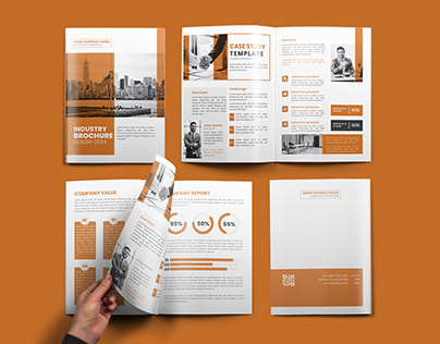 Company profile, annual report, proposal design,