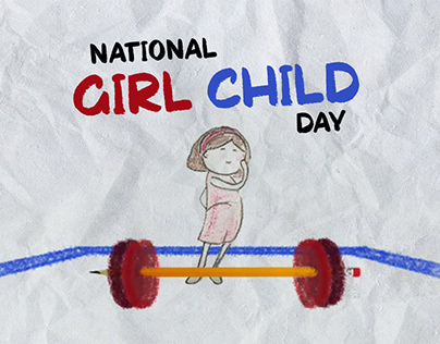 frame by frame animation for girl child day